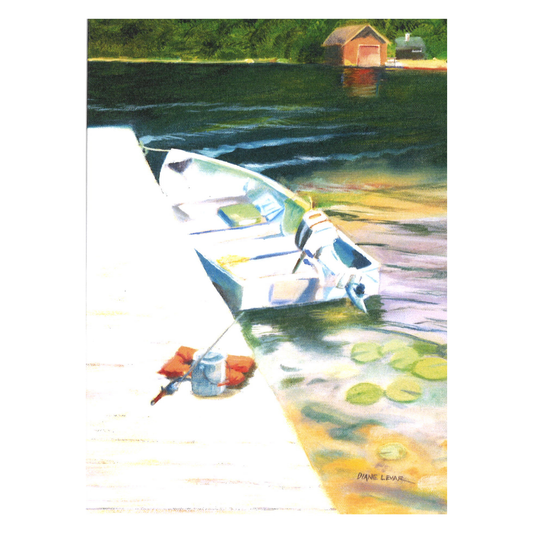 Grandpa's Dock Greeting Card