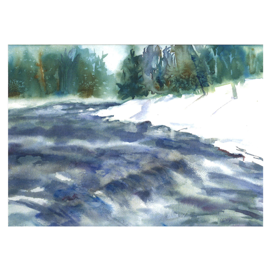 Spring Thaw Greeting Card