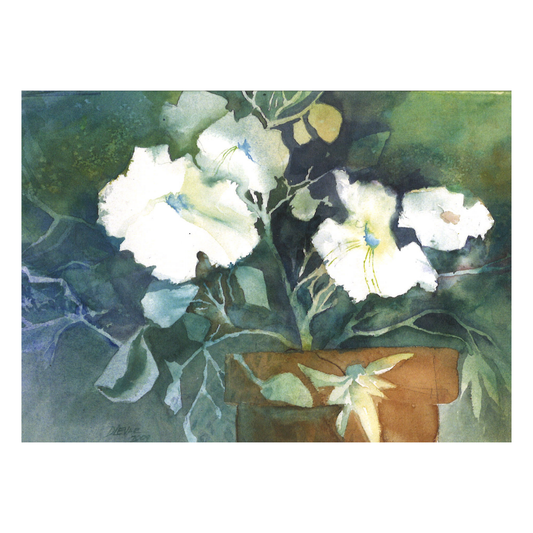 Petunias Greeting Card