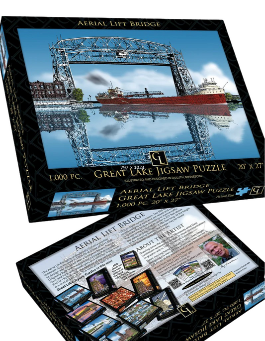 Aerial Bridge Day 1,000 Piece Jigsaw Puzzle