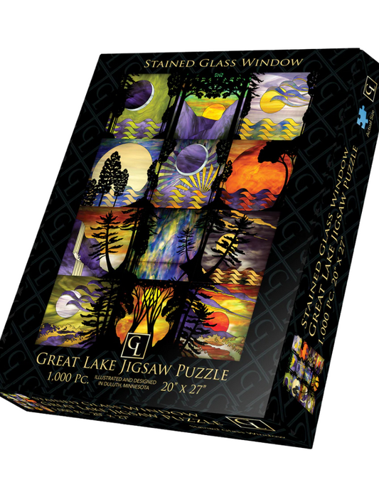 Stained Glass Window 1,000 Piece Puzzle