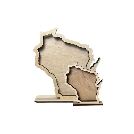 Large Wisconsin Shadow Box