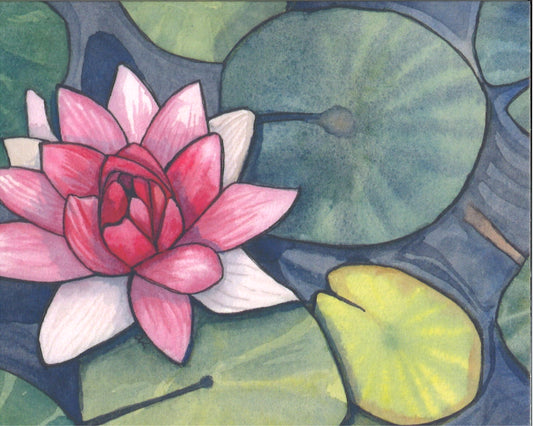Water Lily Greeting Card