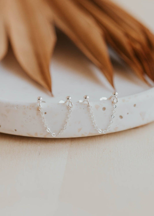 Swing Studs | Sterling Silver