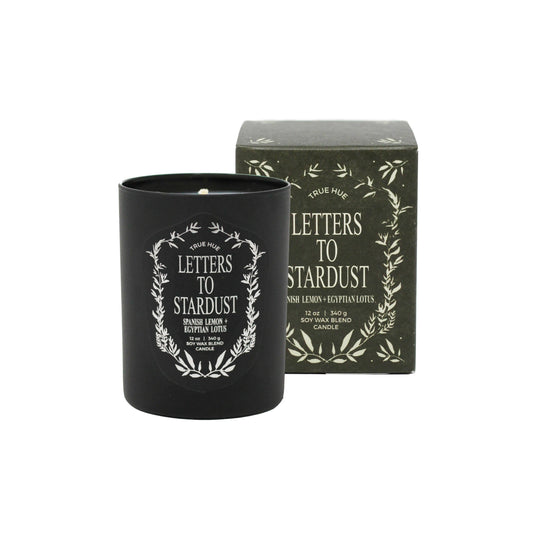 Letters To Stardust Candle 12 oz.