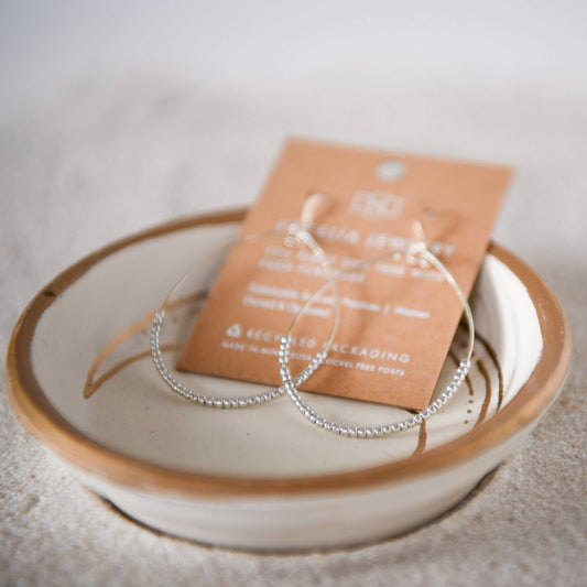 Silver Teardrop Earrings