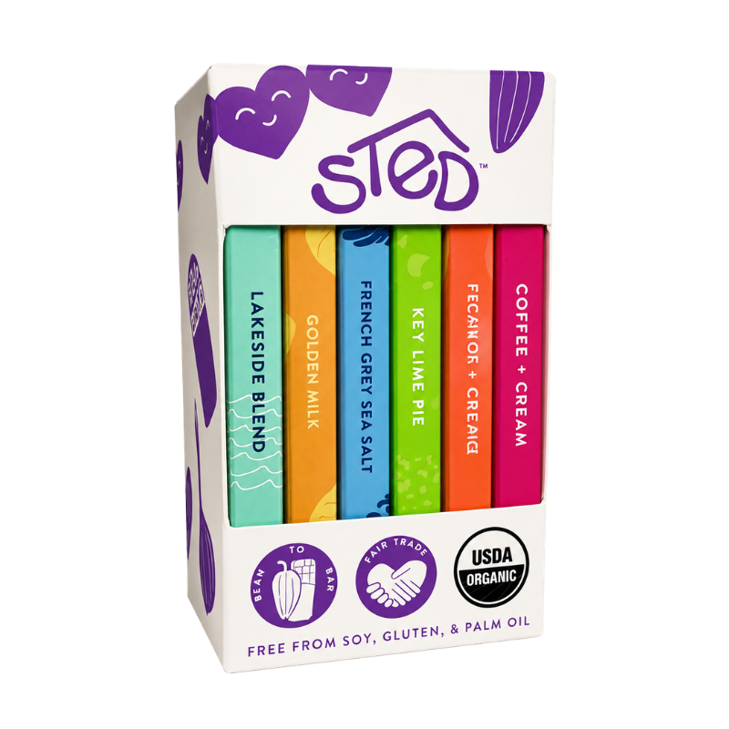 6 Mini Sted Bars Gift Pack