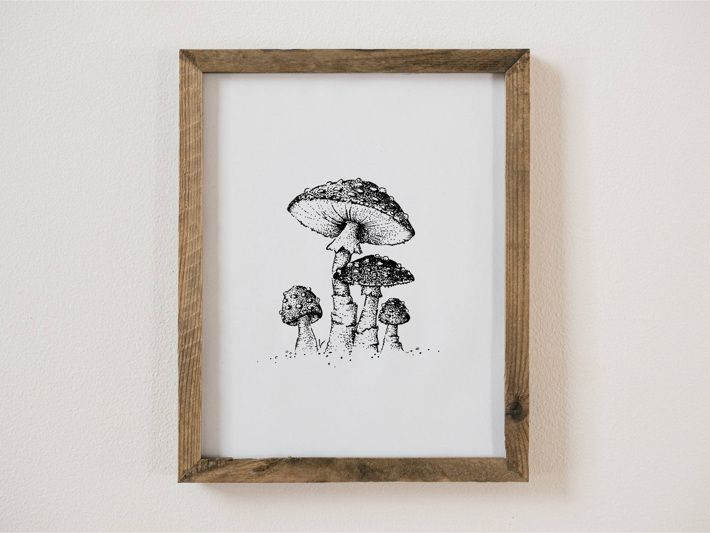 Botanical Mushroom Giclée 8x10 Art Print