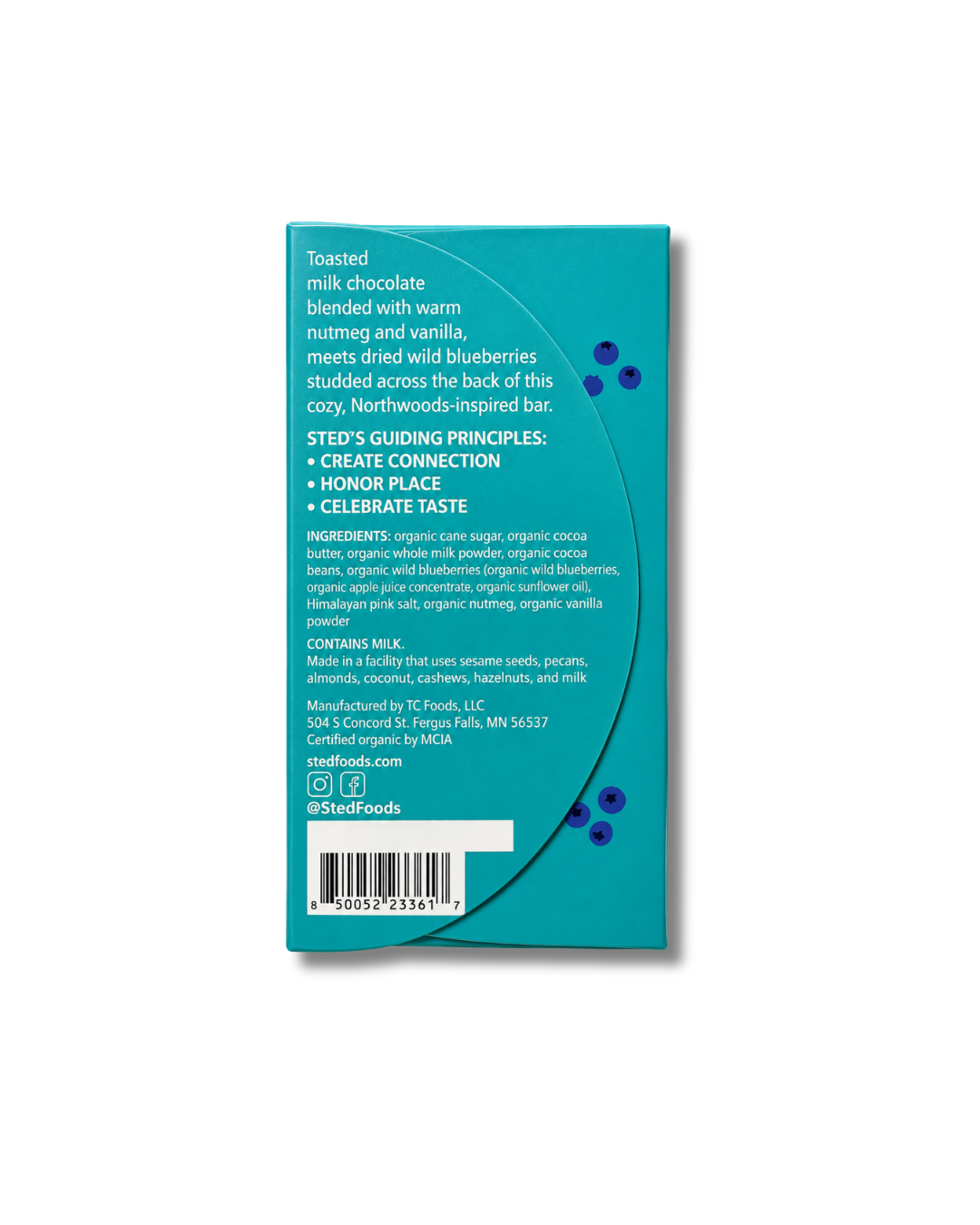Mini Babe's Blue Bar .5 oz. Chocolate Bar