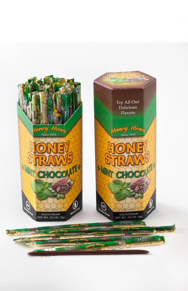 Single Honey Straw┃Chocolate Mint