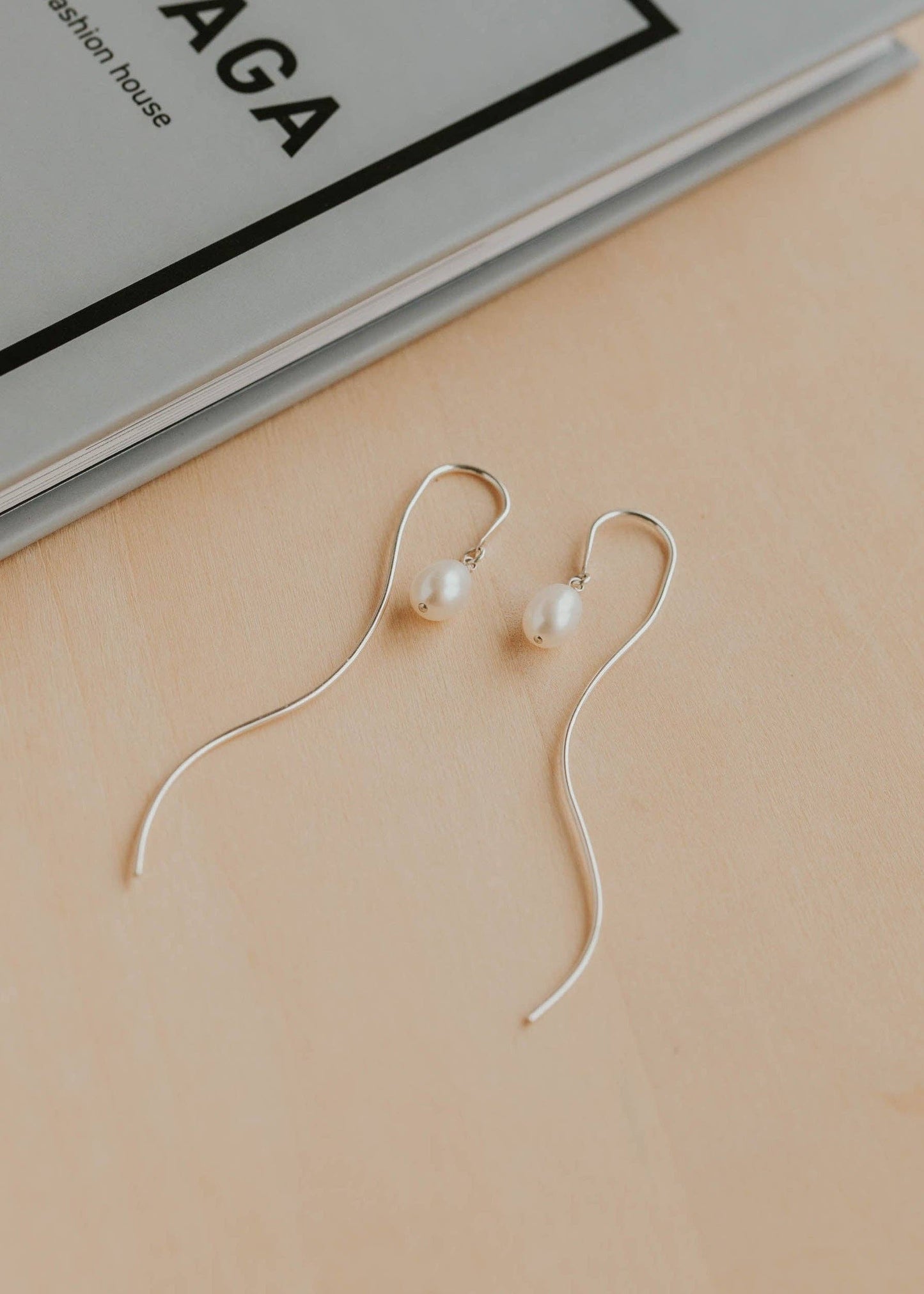 Lorelai Wave Drops | Sterling Silver