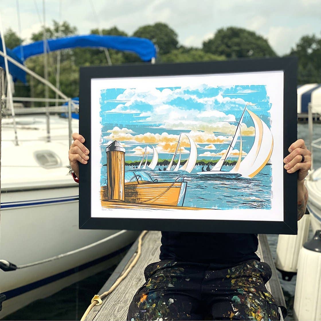 Breezy Print: 14" x 11"