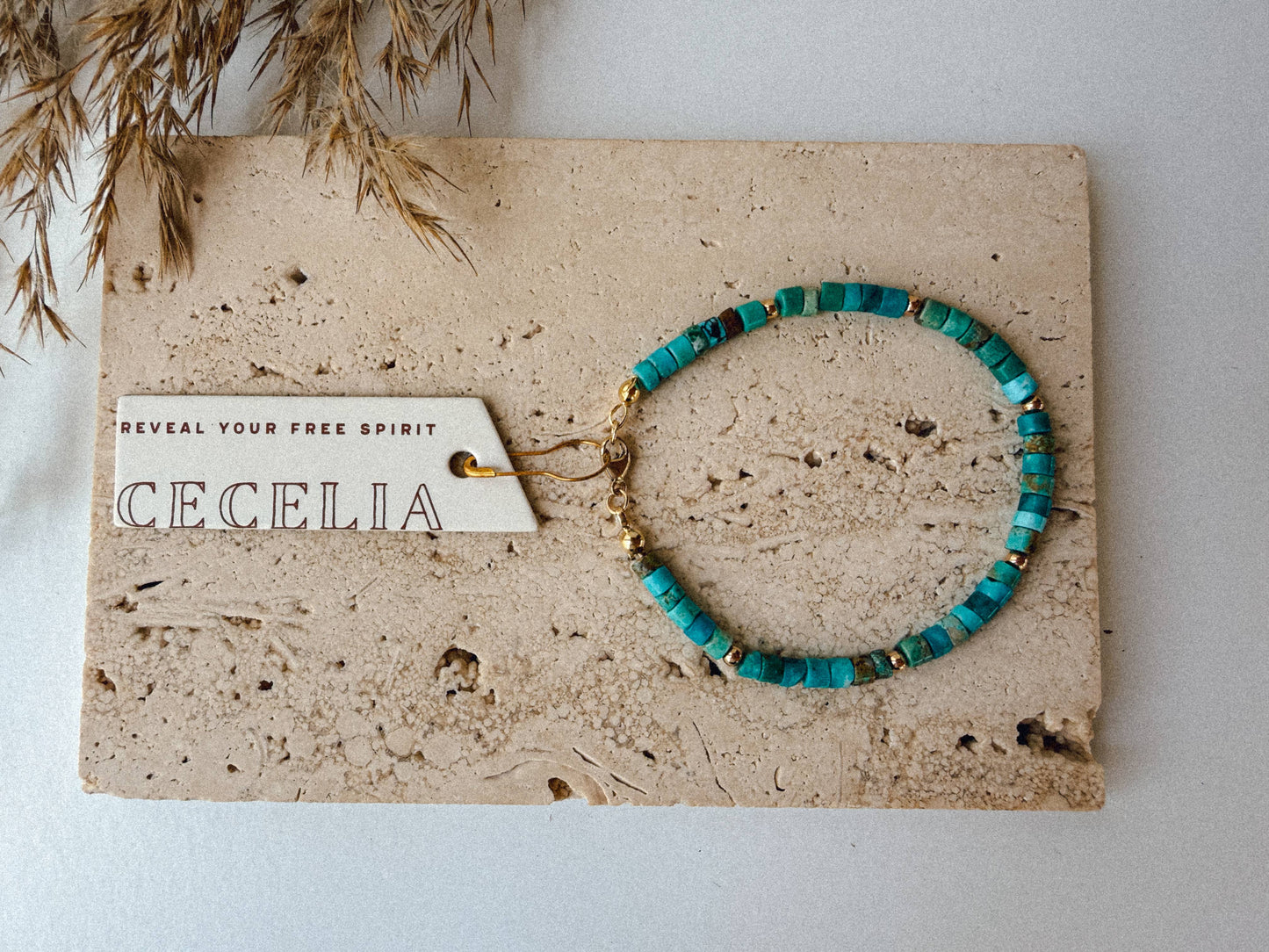 Sedona Gemstone Bracelet: Turquoise