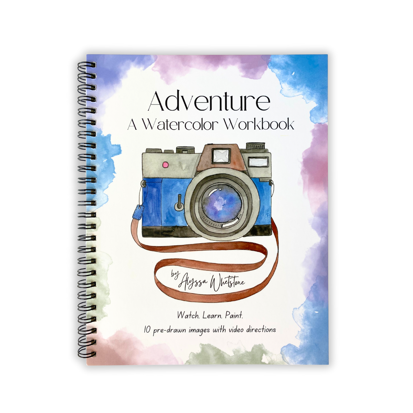 Adventure Watercolor Workbook - With Video Directions