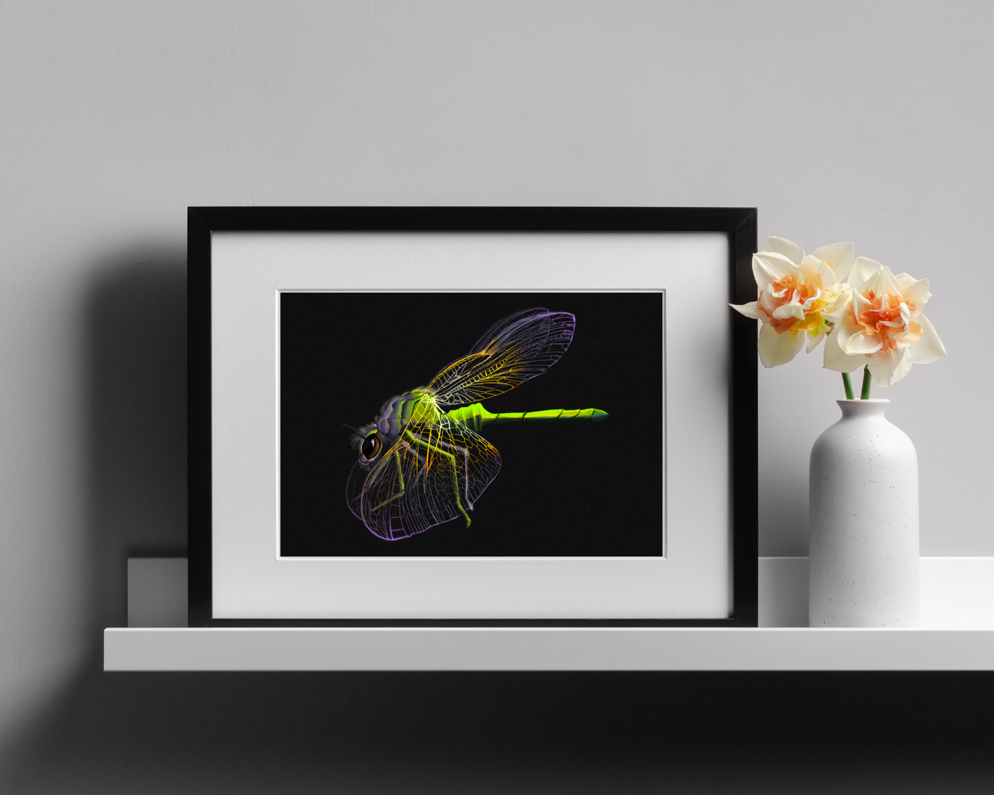 Dragonfly Art Print 8x10