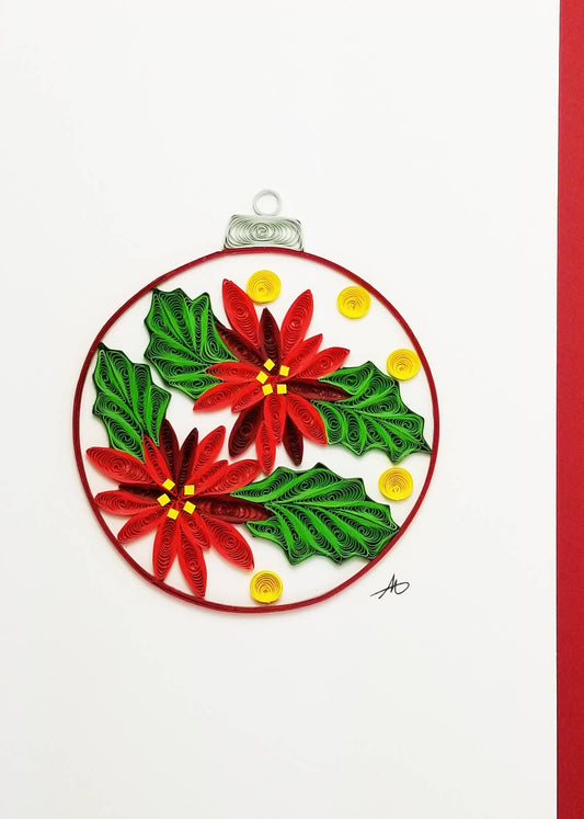 Ornament Quilled Greeting Card