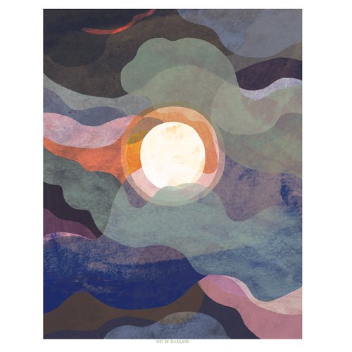Out of the Darkness 11" x 14" Illustrated Print