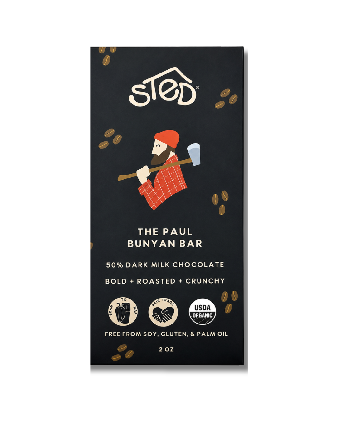 The Paul Bunyan Bar 2 oz. Chocolate Bar