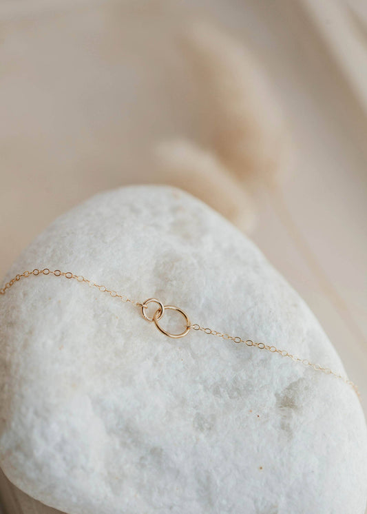 Tiny Links Bracelet | 14kt Gold Fill