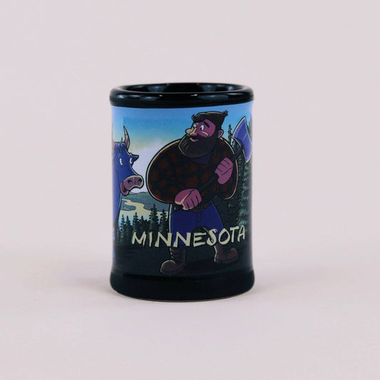 Paul and Babe Rim Shot Glass