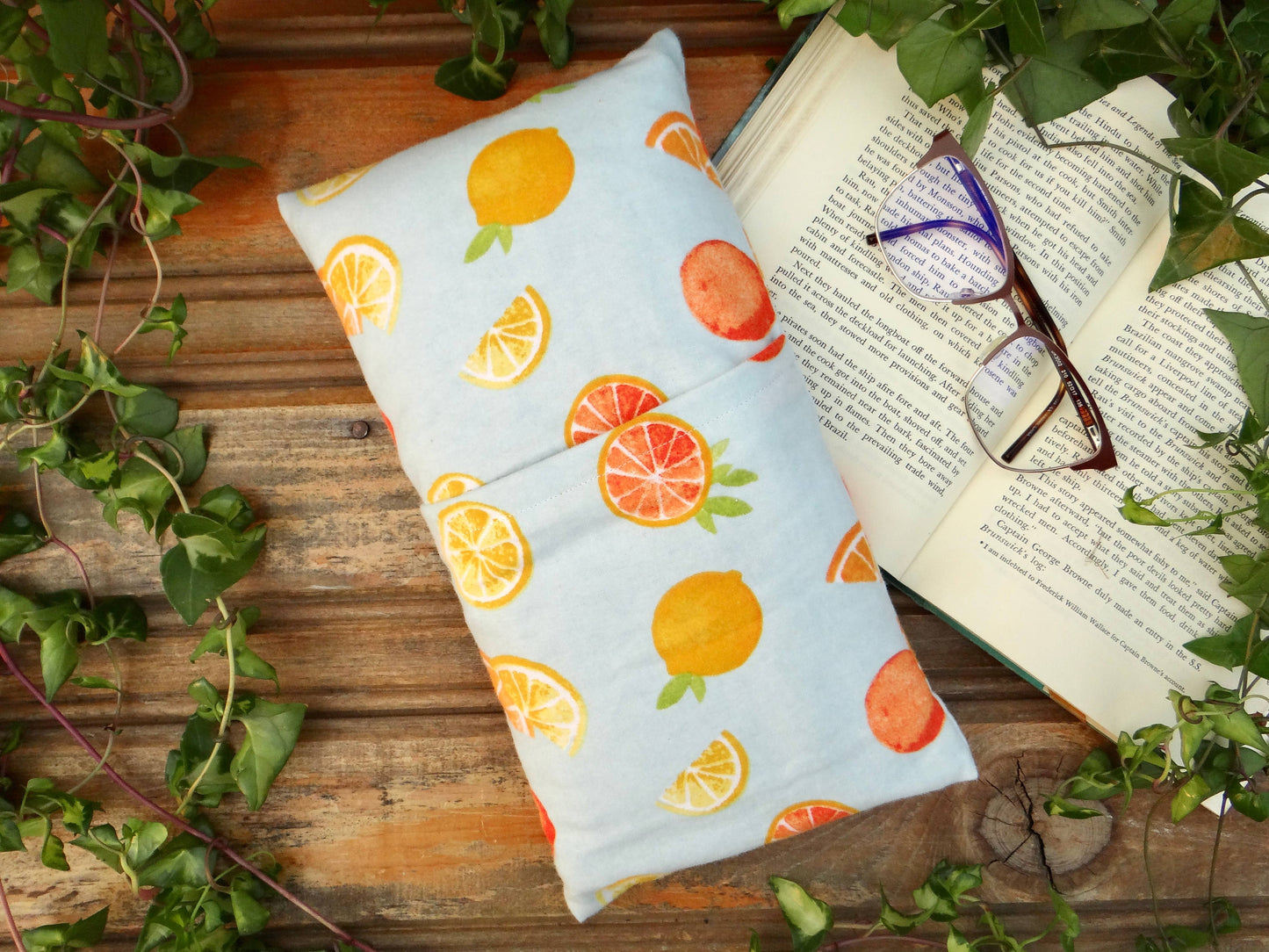 Washable Microwavable Heating Pad Hot Pack Spring Citrus