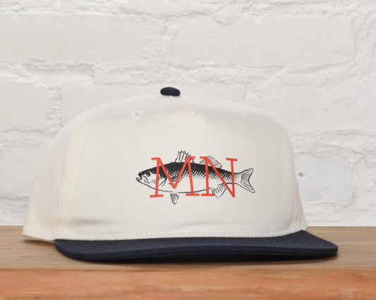 Fish MN Printed Snapback Hat
