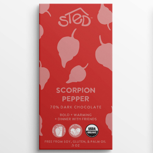 Mini Scorpion Pepper .5 oz Chocolate Bar
