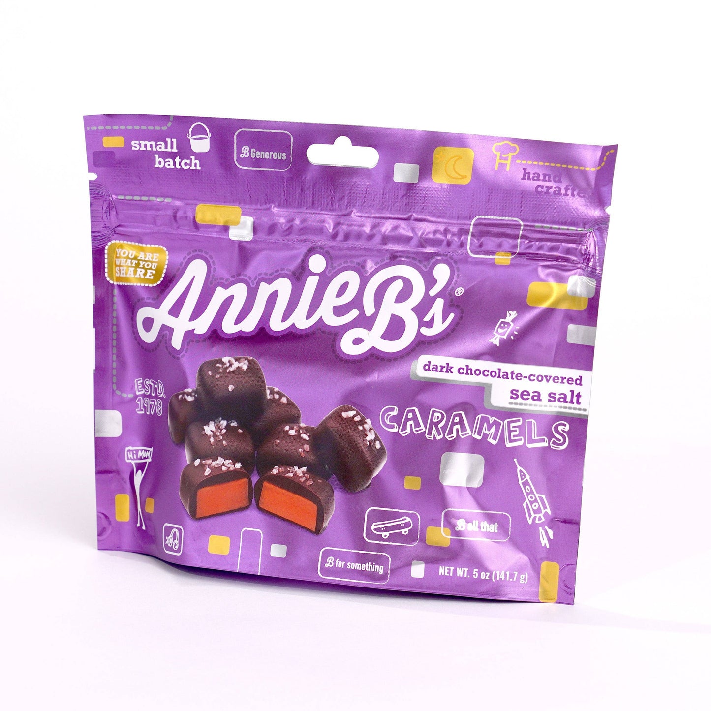 Chocolate Covered Sea Salt Caramel Pouch