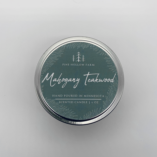 Mahogany Teakwood | Wood Wick Candle